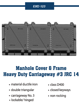 manhole cover frame carriageway jrc